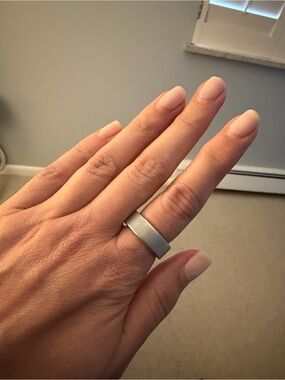 Oura Ring Gen 4 - Brushed Silver - Size 9